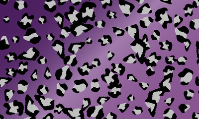 Leopard print design. Animal skin pattern.