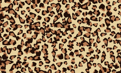 Leopard print design. Animal skin pattern.