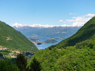 View of Lake Como and Comacina Island