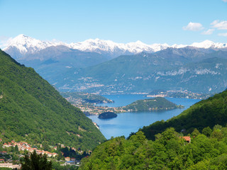 View of Lake Como and Comacina Island