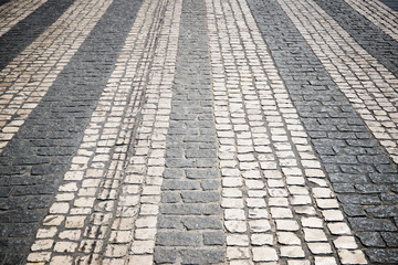 Fototapeta premium Zebra crossing view