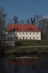 Fototapeta na wymiar Das Stadtschloss in Vetschau