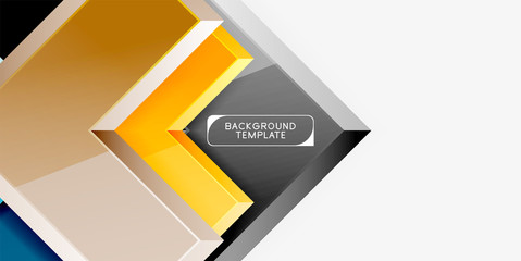 Abstract arrows composition background