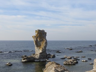 rauk in the sea