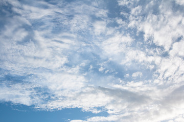 Obraz premium Blue sky with clouds background