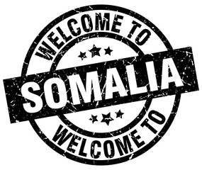 welcome to Somalia black stamp