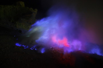 Obraz na płótnie Canvas Ijen volcano, Indonesia