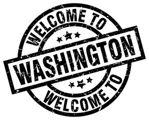 welcome to Washington black stamp