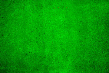 Old metal wall painted in green color use for background