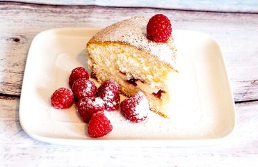 Traditional Victoria sponge cake  