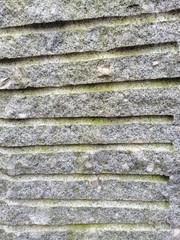 surface texture of old granite wall   