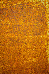 Old metal wall painted in gold color use for background