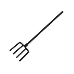 pitchfork icon- vector illustration
