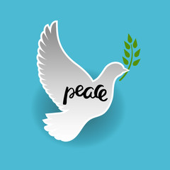 Peace Dove vector illustration