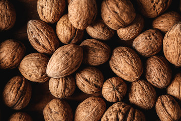 Tasty walnuts, closeup