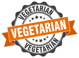vegetarian stamp. sign. seal