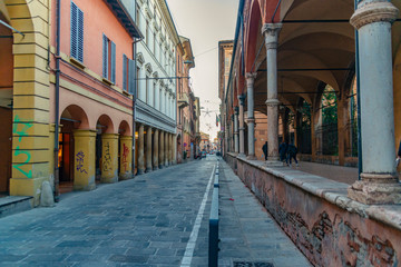 Obraz premium Street on Bologna
