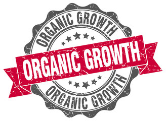 organic growth stamp. sign. seal