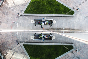 High building window cleaning