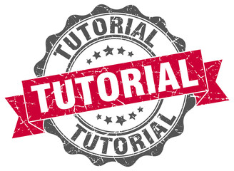 Fototapeta premium tutorial stamp. sign. seal