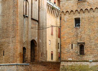 Architecture of amazing Ferrara