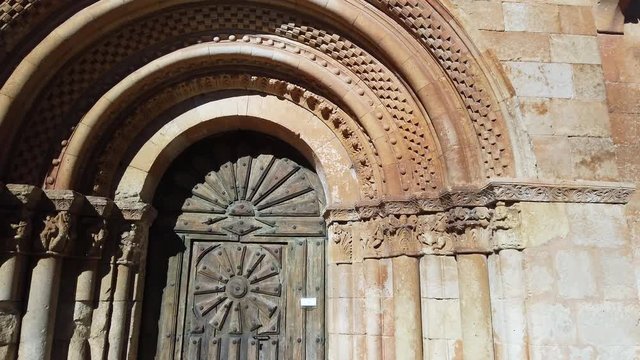 San Juan Church, Moarves de Ojeda, Monta&ntilde;a Palentina, Palencia, Castilla y Leon, Spain, Europe