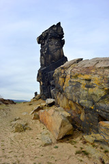 Teufelsmauer, Germany Harz region ancient stone walls