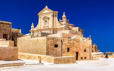 Fort Cittadell in city Victoria at Gozo island,  Malta
