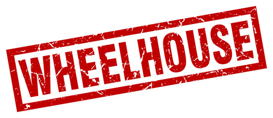 square grunge red wheelhouse stamp © Aquir