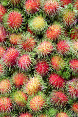 Tropische Frucht Rambutan