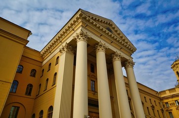 Obraz premium Waling around in Minsk, Belarus