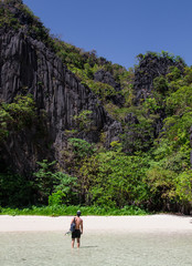 Fototapeta na wymiar travel holidays philippines island