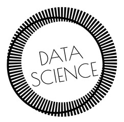 DATA SCIENCE stamp on white