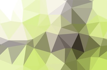 Geometric green yellow gray color shades abstract texture background, Illustration