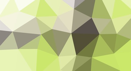Geometric green yellow gray color shades abstract texture background, Illustration