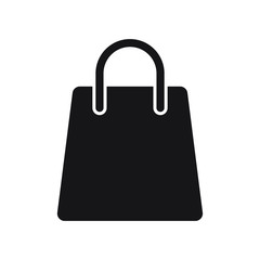 Shopping bag vector icon
