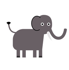 Elephant flat illustration