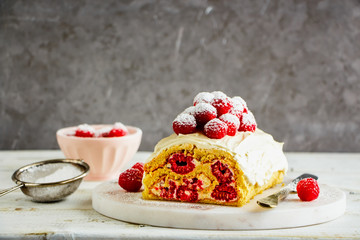 Delicious Raspberry Cake