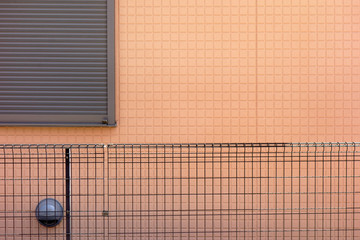Outer wall siding and fence 
