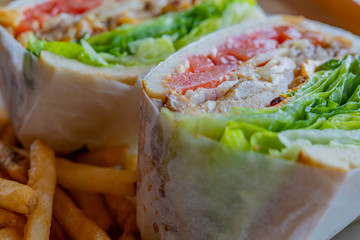 照り焼きチキンサンド