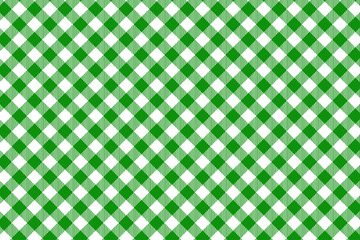 Green horizontal Gingham pattern. Texture from rhombus/squares for - plaid, tablecloths, clothes, shirts, dresses, paper, bedding, blankets, quilts and other textile products