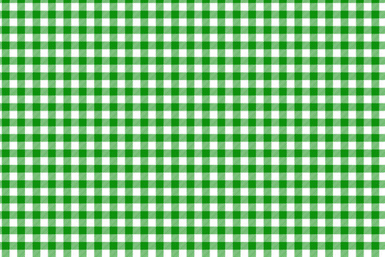 Green horizontal Gingham pattern. Texture from rhombus/squares for - plaid, tablecloths, clothes, shirts, dresses, paper, bedding, blankets, quilts and other textile products