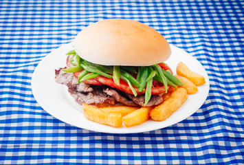 Typical Chilean sandwich