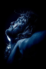 Naklejka premium Jesus Christ crucified