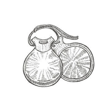 castanets drawing, black and white clip art preview