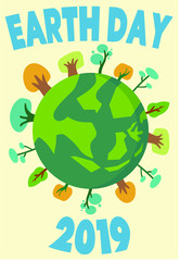 earth day greeting card