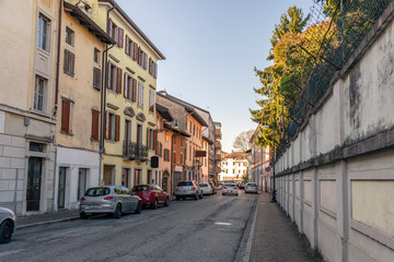 Fototapeta na wymiar Street in Udine, Italy