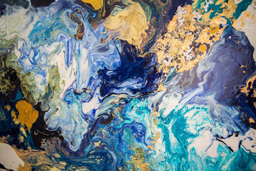 Naklejka premium Fluid abstaction artworks