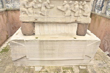 historic column base