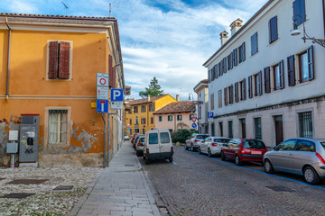 Fototapeta na wymiar Beautiful Udine town in Italy